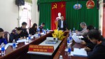 Đoàn giám sát Hội đồng nhân dân huyện làm việc tại Viện kiểm sát nhân dân huyện Hoà An