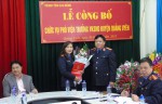 Trao quyết định bổ nhiệm Phó Viện trưởng Viện kiểm sát nhân dân huyện Quảng Uyên