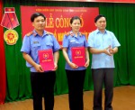 Viện KSND tỉnh Cao Bằng tổ chức Lễ công bố quyết định Kiểm sát viên trung cấp, Kiểm sát viên sơ cấp.