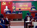 Viện KSND tỉnh Cao Bằng tổ chức Hội nghị cán bộ, công chức năm 2016.
