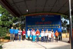 Chi đoàn thanh niên Viện KSND tỉnh tham gia chương trình tình nguyện tại xã Hoàng Tung, huyện Hòa An.