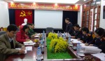 Đoàn kiểm tra thi đua, khen thưởng khối Nội chính làm việc tại Viện kiểm sát nhân dân tỉnh Cao Bằng