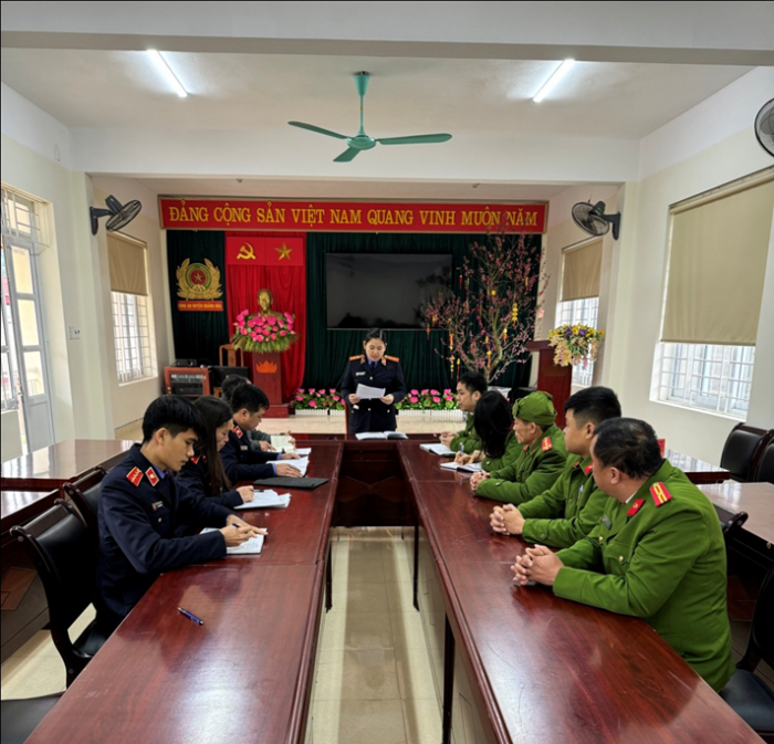 Quảng Hòa: Kiểm sát việc tạm giữ, tạm giam và thi hành án phạt tù tại Nhà tạm giữ Công an huyện