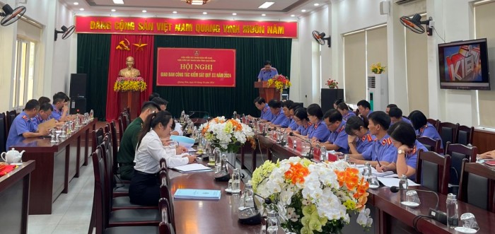 VKSND tỉnh Cao Bằng giao ban công tác kiểm sát Quý III năm 2024