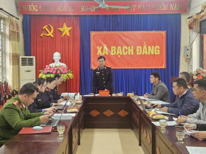 VKSND khu vực 1 tham gia xét xử lưu động tại xã Hòa An, tỉnh Cao Bằng