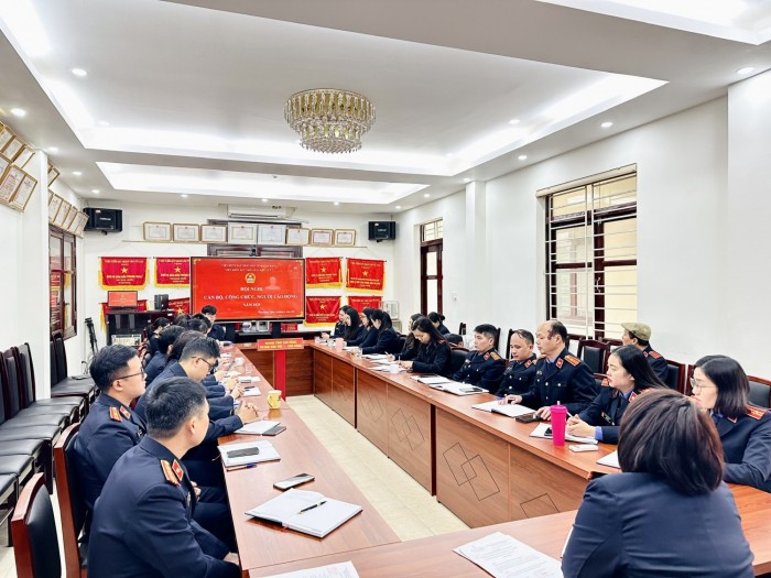 Viện KSND khu vực 1 - Cao Bằng tổ chức Hội nghị cán bộ, công chức và người lao động năm 2025