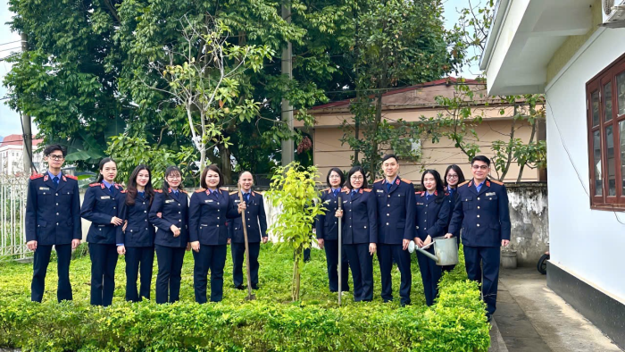 VKSND khu vực 1 và khu vực 5 hưởng ứng phong trào “Tết trồng cây đời đời nhớ ơn Bác Hồ” nhân dịp Xuân Bính Ngọ 2026