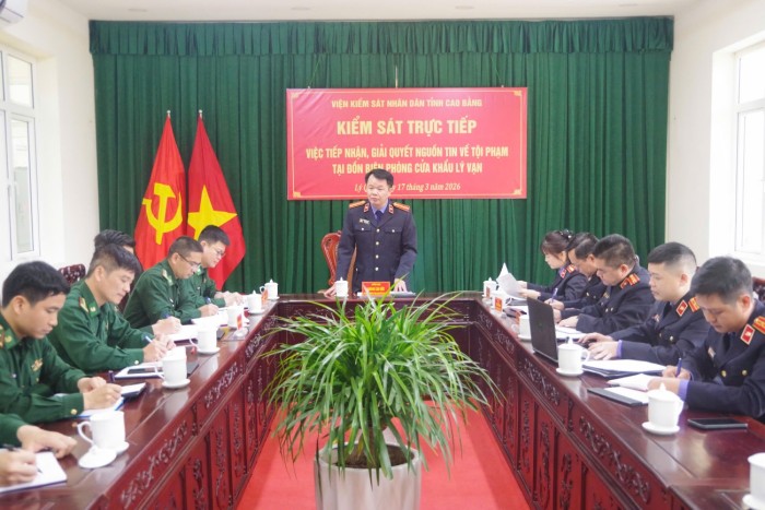 Viện trưởng VKSND tỉnh dự buổi gặp mặt đầu xuân Bính Ngọ 2026 của Ban liên lạc cán bộ hưu trí ngành Kiểm sát nhân dân tỉnh Cao Bằng