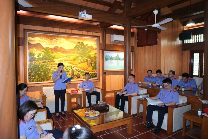 VKSND khu vực 4 - tỉnh Cao Bằng trực tiếp kiểm sát công tác thi hành án hình sự tại cộng đồng
