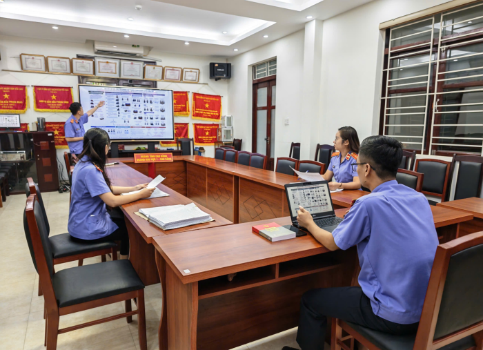 VKSND khu vực 1 ứng dụng công nghệ số, đổi mới phương pháp báo cáo án