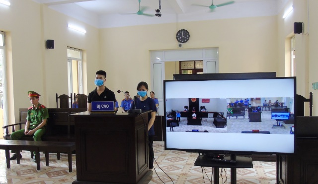 Hòa An: Tổ chức phiên tòa rút kinh nghiệm trực tuyến xét xử vụ án hình sự