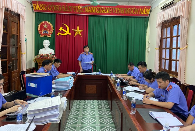 Đồng chí Nguyễn Văn Thuần – Trưởng đoàn kết luận cuộc thanh tra