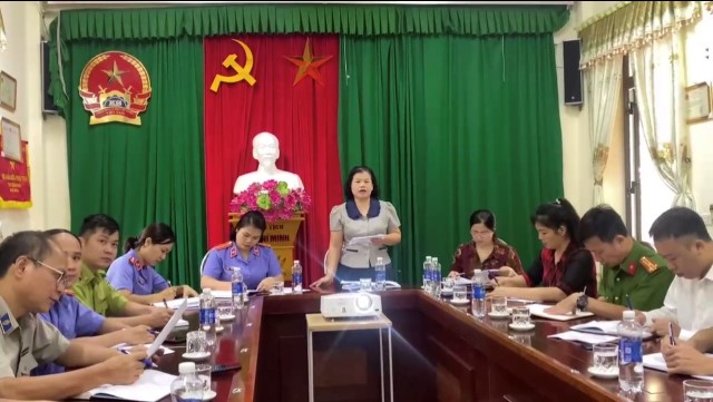 Đồng chí Chu Phương Thanh, Trưởng đoàn giám sát công bố Quyết định cuộc giám sát