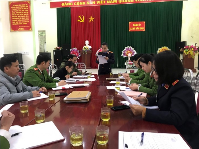 Quảng Hòa: Kiểm sát việc thi hành án hình sự tại UBND cấp xã trên địa bàn huyện